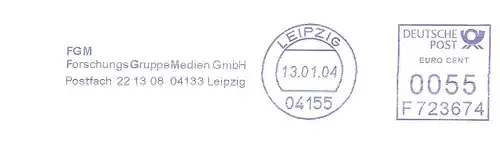 Freistempel F723674 Leipzig - FGM Forschungs Gruppe Medien GmbH (#2928)