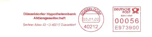 Freistempel E973900 Düsseldorf - Düsseldorfer Hypothekenbank Aktiengesellschaft (#2923)