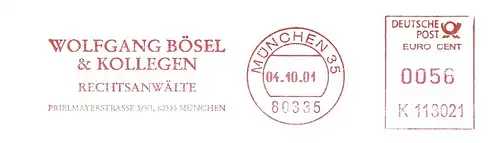 Freistempel K113021 München - Wolfgang Bösel & Kollegen - Rechtsanwälte (#2906)