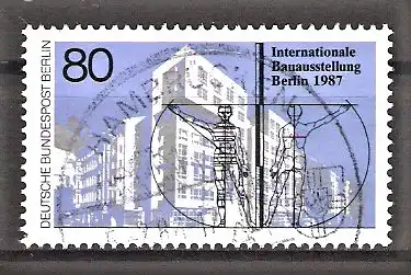 Briefmarke Berlin Mi.Nr. 785 o Internationale Bauausstellung (IBA) in Berlin 1987 / Wohnungsneubau Berlin-Kreuzberg