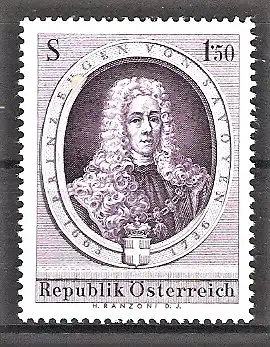 Briefmarke Österreich Mi.Nr. 1134 ** Prinz Eugen von Savoyen 1963 / Feldherr & Staatsmann