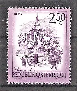 Briefmarke Österreich Mi.Nr. 1441 ** Schönes Österreich 1974 / Murau in der Steiermark