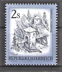 Briefmarke Österreich Mi.Nr. 1440 ** Schönes Österreich 1974 / Alte Innbrücke bei Finstermünz in Tirol