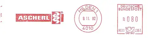 Freistempel H01 4351 Hilden - ASCHERL (#2881)