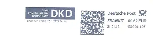Freistempel 4D090011D6 Berlin - DKD Dexia Kommunalbank Deutschland (#2865)