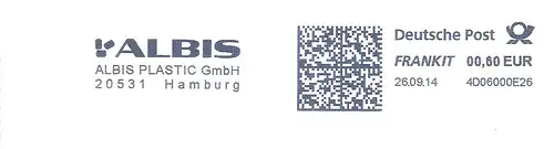 Freistempel 4D06000E26 Hamburg - ALBIS PLASTIC GmbH (#2855)