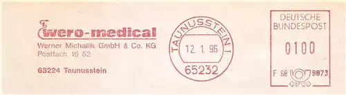 Freistempel F68 9873 Taunusstein - wero-medical / Werner Michallik GmbH & Co.KG (#2841)