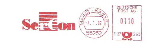 Freistempel F27 3126 Mainz-Kastel - SerCon (#2833)