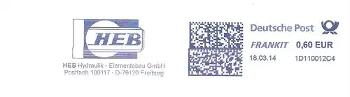 Freistempel 1D110012C4 Freiburg - HEB / HEB Hydraulik-Elementebau GmbH (#2811)
