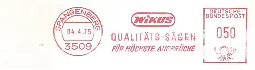 Freistempel Spangenberg - WIKUS / Qualitäts-Sägen für höchste Ansprüche (#2803)