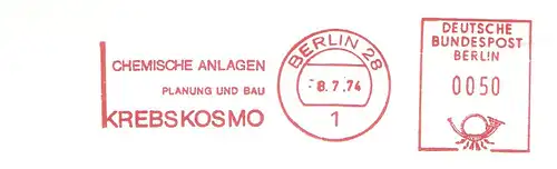Freistempel Berlin - KREBSKOSMO Chemische Anlagen - Planung und Bau (#2795)