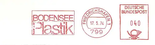 Freistempel Friedrichshafen - BODENSEE Plastik (#2773)