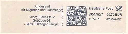 Freistempel 4D0900143F Ellwangen (Jagst) - Bundesamt für Migration und Flüchtlinge (#2762)