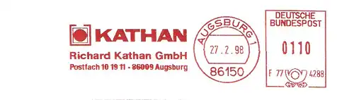 Freistempel F77 4288 Augsburg - KATHAN / Richard Kathan GmbH (#3157)