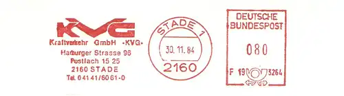 Freistempel F19 3264 Stade - KVG Kraftverkehr GmbH (#3160)
