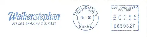Freistempel E850827 Freising - Weihenstephan - Älteste Brauerei der Welt (#3162)