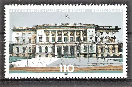 Briefmarke BRD Mi.Nr. 1976 ** Länderparlamente in Deutschland 1998 / Abgeordnetenhaus von Berlin