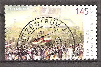 Briefmarke BRD Mi.Nr. 2605 o 175 Jahre Hambacher Fest 2007 / Maifest auf dem Hambacher Schloss