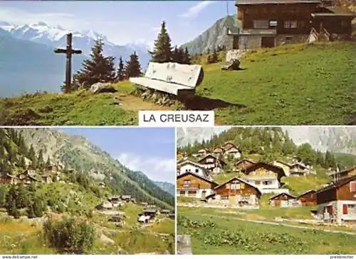 Ansichtskarte Schweiz - La Creusaz / Mehrbildkarte (179)