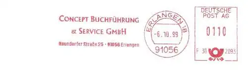 Freistempel F30 2093 Erlangen - Concept Buchführung & Service GmbH (#2709)