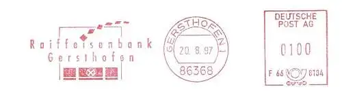 Freistempel F66 8184 Gersthofen - Raiffeisenbank Gersthofen (#2704)