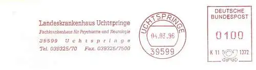 Freistempel K11 1372 Uchtspringe - Landeskrankenhaus Uchtspringe - Fachkrankenhaus für Psychiatrie und Neurologie (#2654)