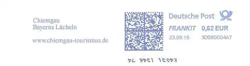 Freistempel 3D060004A7 - Chiemgau - Bayerns Lächeln www.chiemgau-tourismus.de (#2634)