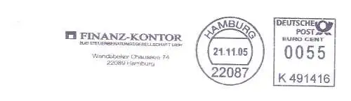 Freistempel K491416 Hamburg - FINANZ-KONTOR BJB Steuerberatungsgesellschaft mbH (#2618)