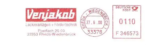 Freistempel F346573 Rheda-Wiedenbrück - Venjakob Lackieranlagen + Fördertechnik (#2616)