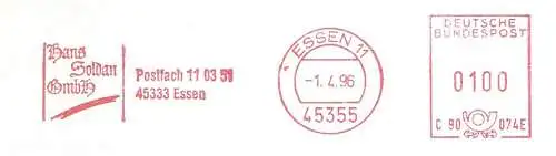 Freistempel C90 074E Essen - Hans Soldan GmbH (#2610)