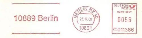 Freistempel C011386 Berlin BZ 10 - 10889 Berlin (#2605)