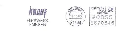 Freistempel E679545 Melbeck - KNAUF GIPSWERK EMBSEN (#2596)