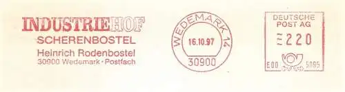 Freistempel E00 5095 Wedemark - Industriehof Scherenbostel - Heinrich Rodenbostel GmbH (#2594)