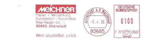 Freistempel F77 0507 Altenstadt a.d. Waldnaab - MEICHNER Papier + Verpackung / Bürobedarf + Büromöbel (#2592)