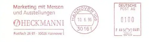Freistempel F66 8481 Hannover - HECKMANN GmbH - Marketing mit Messen und Ausstellungen (#2588)