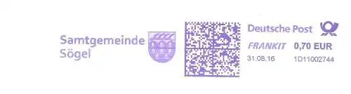 Freistempel 1D11002744 Sögel - Samtgemeinde Sögel (Abb. Wappen) (#2514)