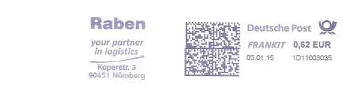 Freistempel 1D11003035 Nürnberg - Raben - your partner in logistics (#2512)
