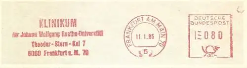 Freistempel Frankfurt am Main - Klinikum der Johann Wolfgang Goethe-Universität (#2504)