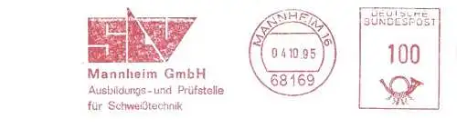 Freistempel Mannheim - SLV Mannheim GmbH / Ausbildungs- und Prüfstelle für Schweißtechnik (#2498)