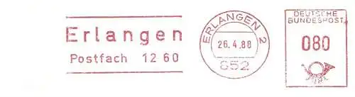 Freistempel Erlangen - Erlangen Postfach 12 60 (#2490)