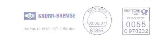 Freistempel C970232 München - KNORR-BREMSE (#2470)