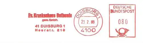 Freistempel Duisburg - Ev. Krankenhaus Bethesda (#2452)