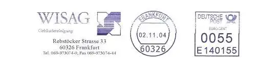 Freistempel E140155 Frankfurt - WISAG Gebäudereinigung (#2433)