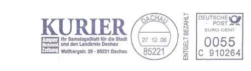 Freistempel C910264 Dachau - KURIER - Amper Wochenend Zeitung - Ihr SamstagsBlatt für die Stadt und den Landkreis Dachau (#2432)