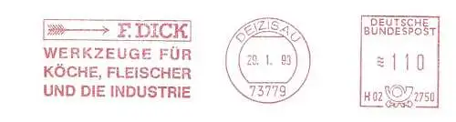 Freistempel H02 2750 Deizisau - F. DICK - Werkzeuge für Köche, Fleischer und die Industrie (#2427)