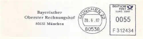 Freistempel F312434 München - Bayerischer Oberster Rechnungshof (#2414)