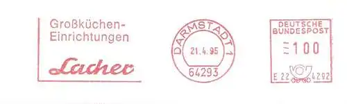 Freistempel E22 4292 Darmstadt - Lacher Großküchen-Einrichtungen (#2410)