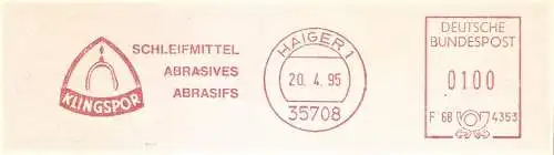 Freistempel F68 4353 Haiger - KLINGSPOR Schleifmittel Abrasives Abrasifs (#2408)