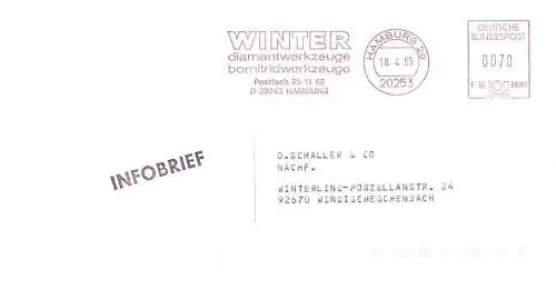 Freistempel F68 8680 Hamburg - WINTER Diamantwerkzeuge Bornitridwerkzeuge (#AFS52)