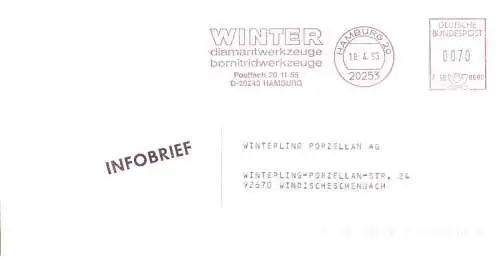 Freistempel F68 8680 Hamburg - WINTER Diamantwerkzeuge Bornitridwerkzeuge (#AFS48)